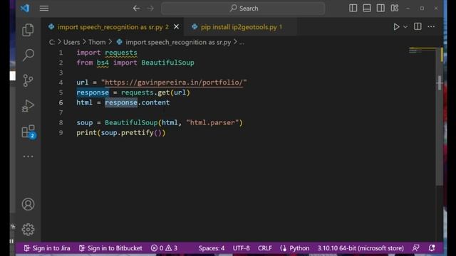 Web Scraping With Python To Grab HTML смотреть онлайн