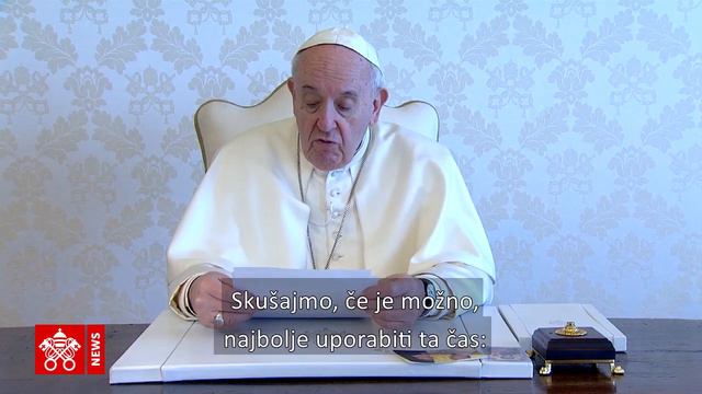 Papeževo video sporočilo pred začetkom obhajanja velikega tedna смотреть онлайн
