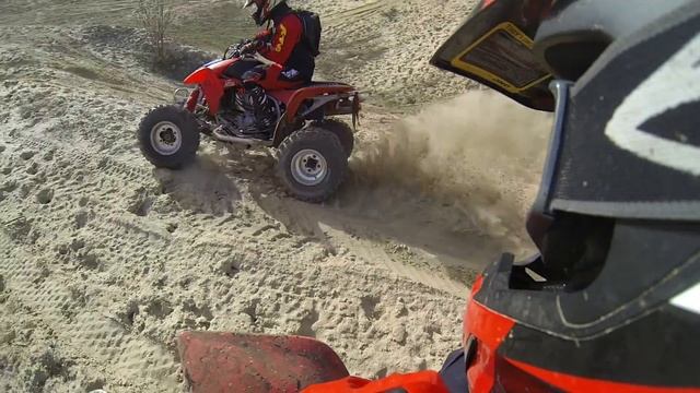 HONDA TRX 450 R ŻWIROWNIA KUFLEW смотреть онлайн