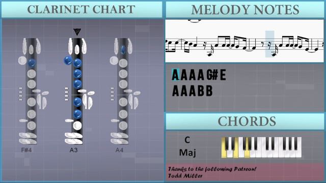 How To Play Children Of The Sky (A Starfield Song) By Imagine Dragons On Clarinet (Tutorial)