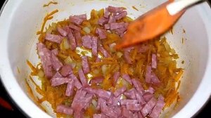 Рисовый супчик с копченной колбасой.(Вкусняшка !!!)