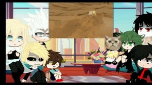 Реакция героев s класса на "Халк против сайтамы"1/1