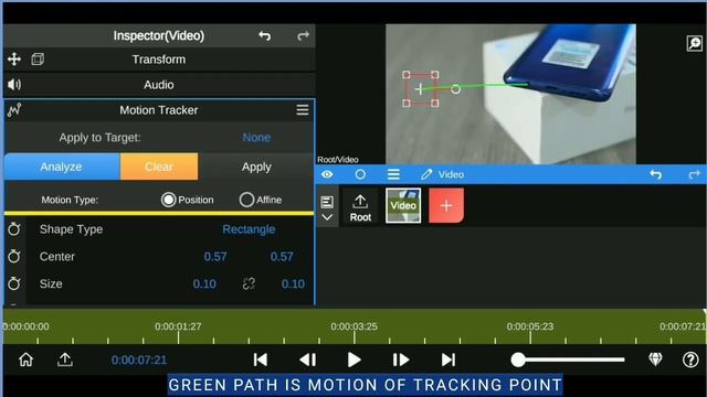 Motion Tracking Android |Auto Motion Tracking In Node Video Editor #motion_tracking_android