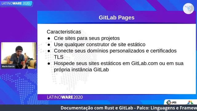 Documentação com Rust e GitLab - Palco: Linguagens e Frameworks #Latinoware #Itaipu #PTI смотреть онлайн