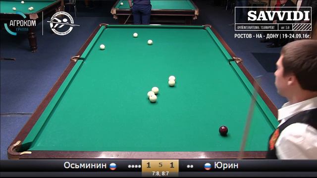 Savvidi2016 Осьминин Владислав RUS - RUS Юрин Кирилл смотреть онлайн
