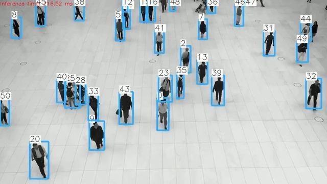 Second tests object detection + tracking + ID persistance - People Counter Application смотреть онлайн