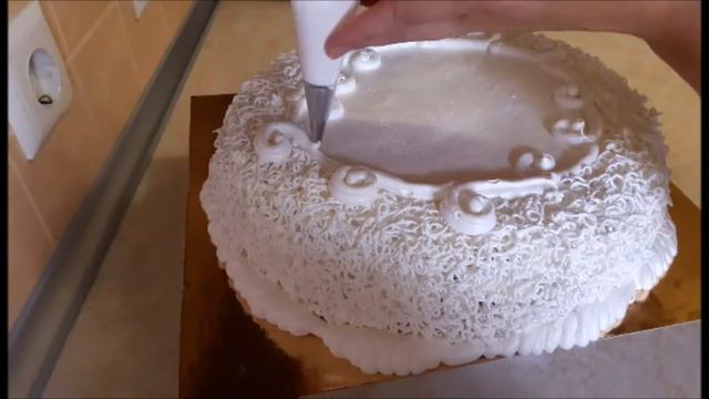 Украшение торта кремом БЗК Мастер класс по ХРИЗАНТЕМЕ Кремовые цветы Cake decoration смотреть онлайн