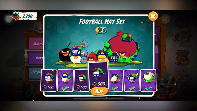 ANGRY BIRDS 2| FOOTBALL HAT SET| UPGRADE LEVEL TO ALL BIRDS смотреть онлайн