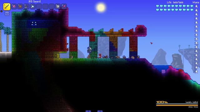 Can Terraria bosses SURVIVE THE K.O. SWORD?? смотреть онлайн