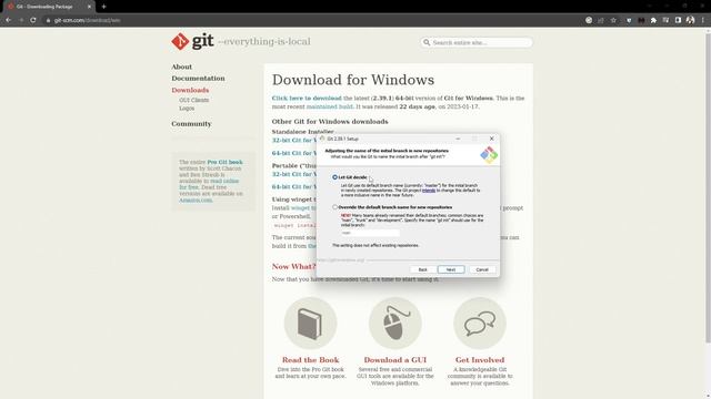 Installing GIT in Windows смотреть онлайн