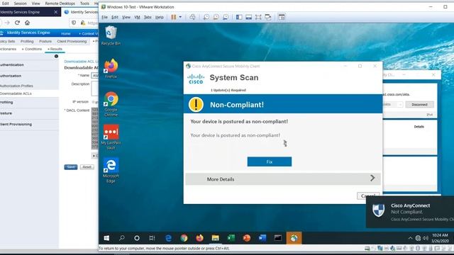 Anyconnect with Okta SAML & ISE Posture thru Radius Authorization смотреть онлайн