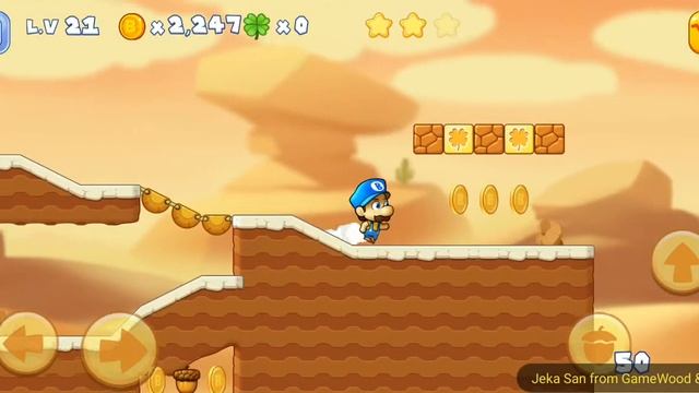 Level 21. Прохождение игры Super Bobby's World — Free Run Game на Android смотреть онлайн