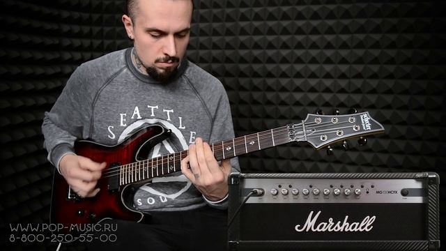 MARSHALL MG100HCFX Гитарный усилитель голова смотреть онлайн