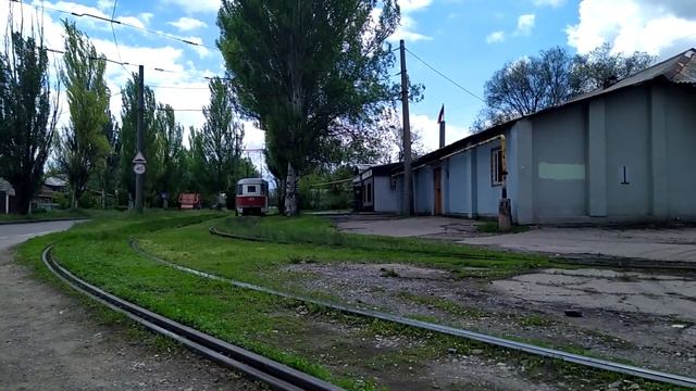 Весенний донецкий трамвай.Spring Donetsk tram. смотреть онлайн