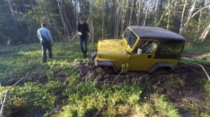Бездорожье на Mitsubishi Pajero IO, Jeep Wrangler и Нива 2121