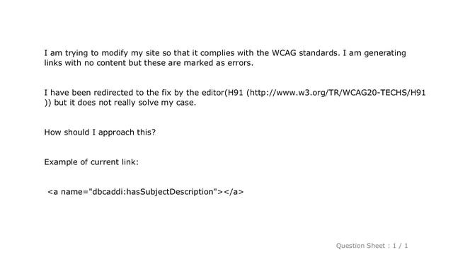 HTML : Anchor element found with a valid href attribute, but no link content has been supplied смотреть онлайн
