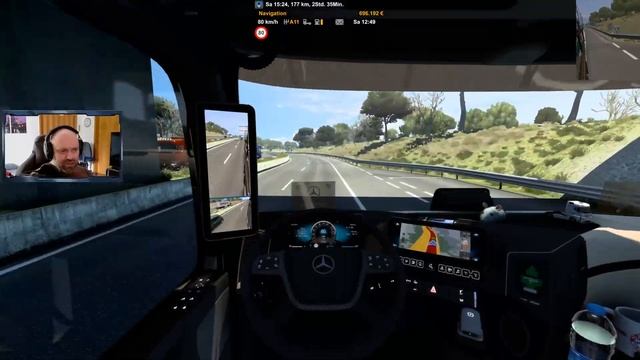ETS2 1.47 - ITAREVAMP 0.7 - Roma to Napoli - Mercedes New Actros 2019 MP5 смотреть онлайн