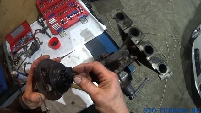 Ремонт турбины Ауди А4 замена картриджа смотреть онлайн