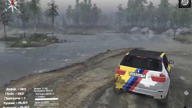 Spintires BMW X5M "Gold" Davidich смотреть онлайн