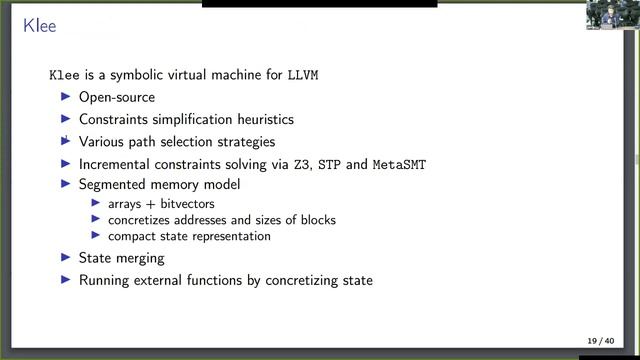 02. Property Directed Symbolic Execution - Dmitry Mordvinov (SPbSU, JetBrains Research) смотреть онлайн