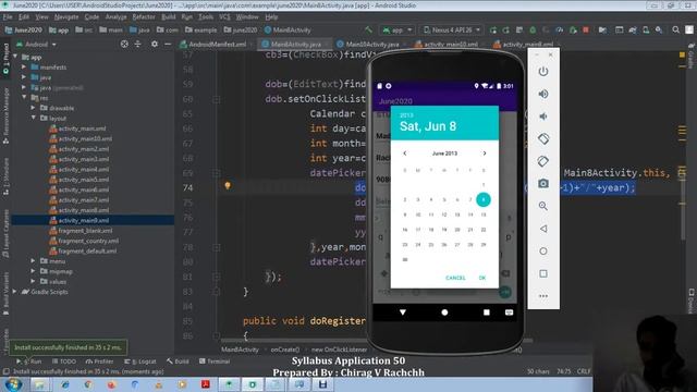 ANDROID PRACTICAL 92 | SYLLABUS APPLICATION 50 | PART 2 | CHECKBOX AND RADIOBUTTON WITH SQLITE смотреть онлайн