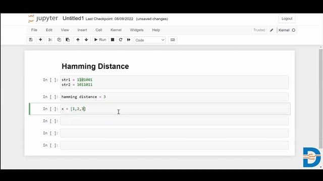 Hamming Distance in Python | Calculation with example | Python Tutorial смотреть онлайн