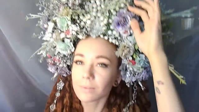 Корона из цветов #ЛисьяМастерская смотреть онлайн