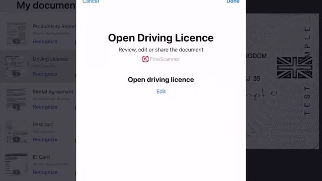 FineReader PDF for Mobile (ex.FineScanner) for iOS 12 on iPad (Siri Shortcuts) смотреть онлайн