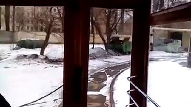 Ретро-трамвай в Питерском музее городского транспорта. смотреть онлайн