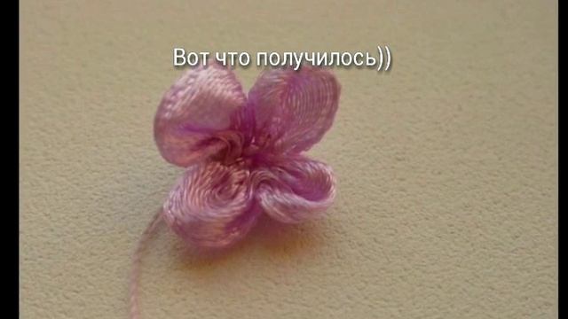 Вышиваем лентами.Букет сирени.Мастер-класс. смотреть онлайн