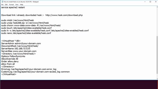 Help Desk Software HESK Installation on ubuntu 16 смотреть онлайн