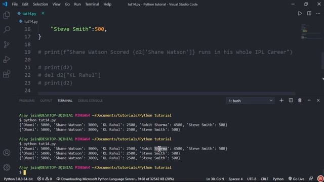 Dictionary And Related Built-In Methods In Python | Python For Beginners In Hindi #17 смотреть онлайн