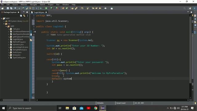 #13 Login Program In Java | Java Switch Case Program for login using ID & Password | MyProParadise смотреть онлайн