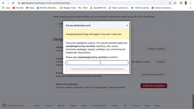 How to Delete a GitHub Repository . смотреть онлайн
