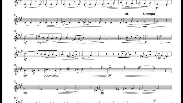Jean Sibelius - Valse Triste - T. Dokshizer trumpet Bb смотреть онлайн