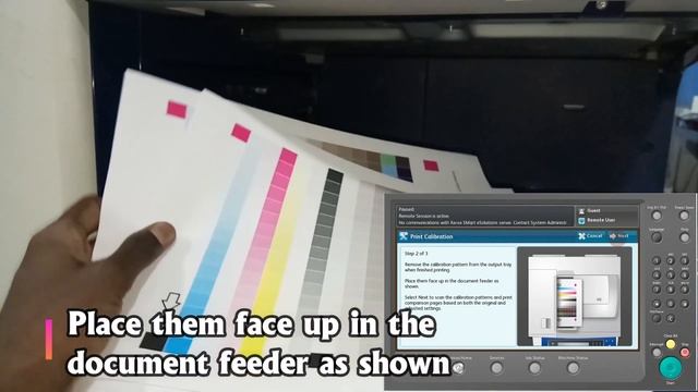 How to do Color Calibration in Xerox Work centre 7835 , 7845 , 7855 , 7535 | Color Veriation смотреть онлайн