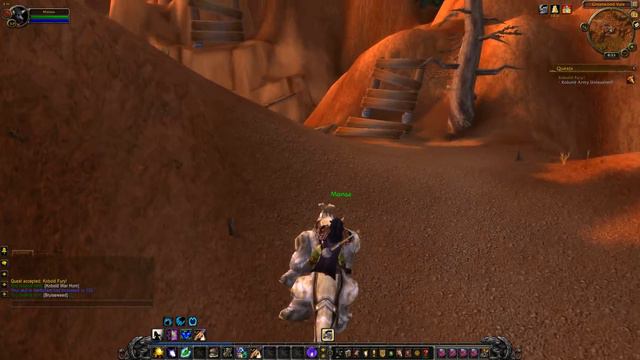 Tauren Quest 216: Kobold Fury! (WoW, Horde, Tauren, Druid) смотреть онлайн