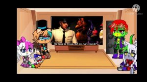 Реакция Глемрок Аниматроников на "It's Me"