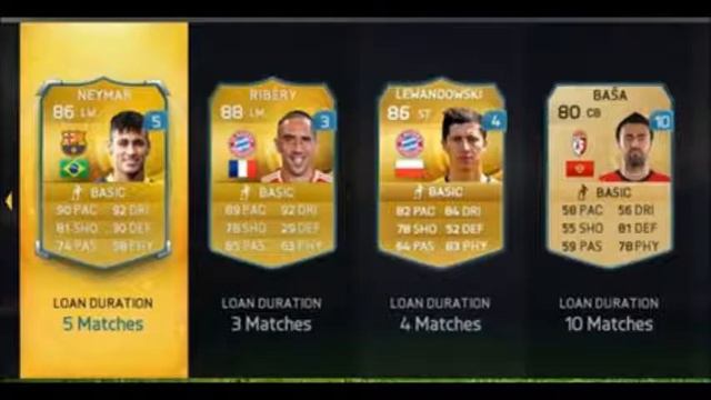 FUT 15 NEW LEGENDS, PLAYER RATINGS, AND RENTAL PLAYERS!!!! смотреть онлайн