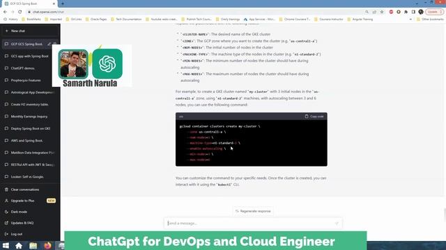 ChatGpt for DevOps & Cloud Engineers смотреть онлайн