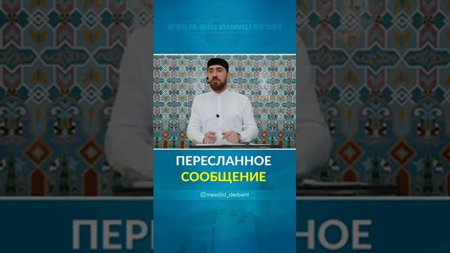 Пересланное сообщение | Габибов Ризван