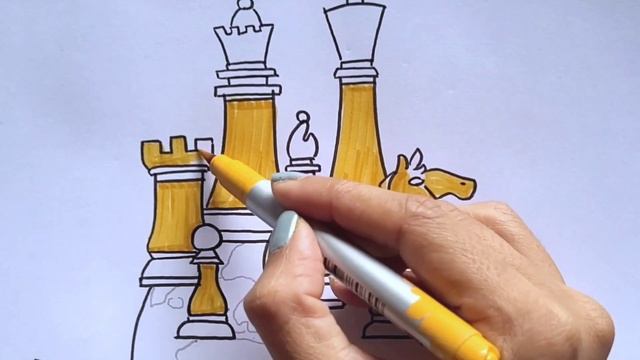 International Chess Day Drawing | How to draw Chess Easy смотреть онлайн