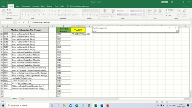 Find Out Library Missing Books in MS Excel | Excel VLOOKUP Formula | Library Stock Verification смотреть онлайн