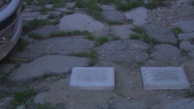 Испытания тротуарной плитки на прочность