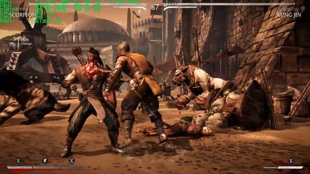 Mortal Kombat X Geforce GTX 750 TI 2GB AMD FX 8320E 3.2 GHZ (R.O.C.C.) смотреть онлайн