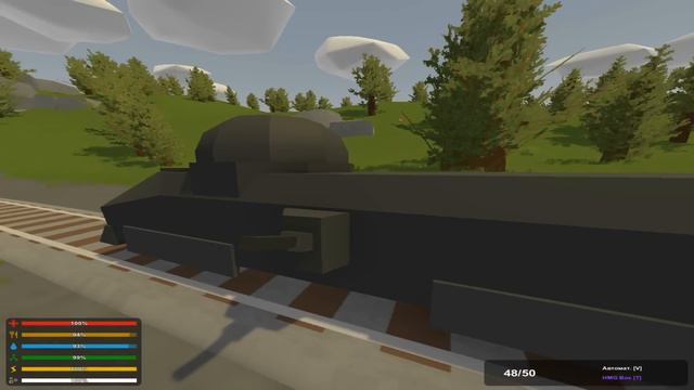 [Unturned Mod] Летающий танк-самолет и Бронепоезд! ЭКШЕН! смотреть онлайн