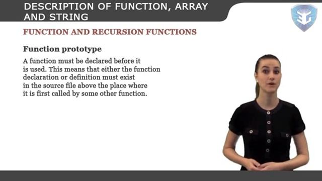 DESCRIPTION OF FUNCTION, ARRAY AND STRING смотреть онлайн