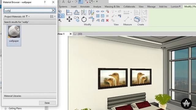 How to add wallpaper to a wall in Revit ; Bonus Adding Photographs to Revit Models смотреть онлайн