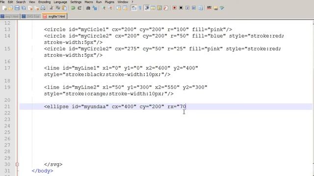 HTML5 tutorial for beginners inline SVG Ellipse in Hindi Urdu 5 смотреть онлайн