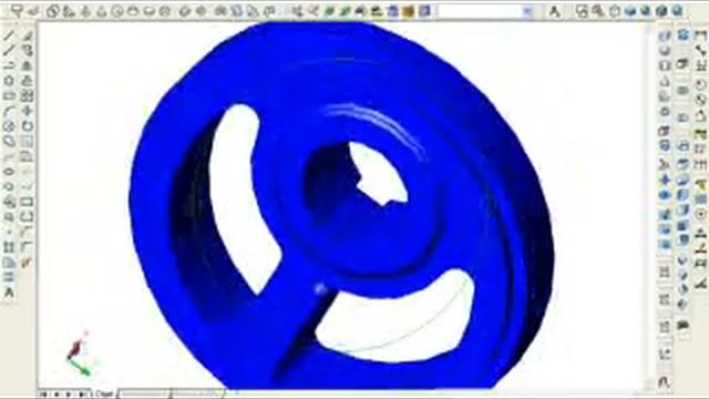 Disque d'excentrique (3D) sur AutoCAD 2005 смотреть онлайн